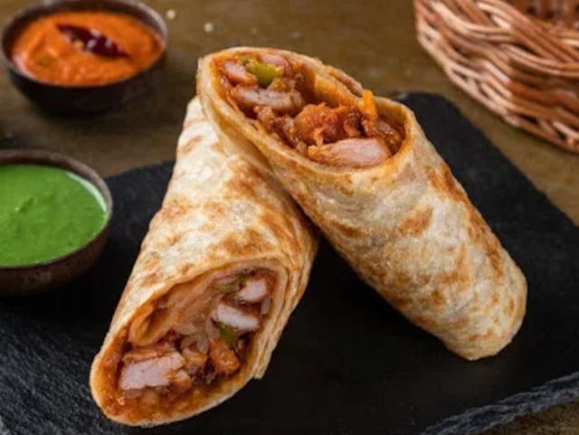 Chicken 65 Wrap.