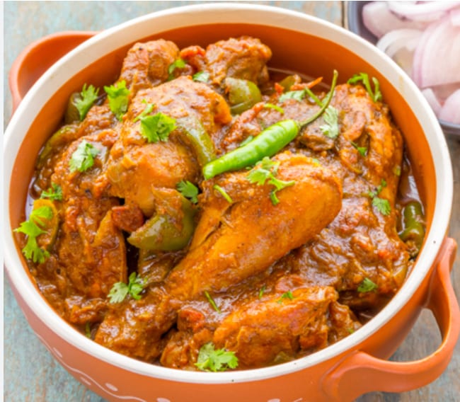 Kadhai Chicken.