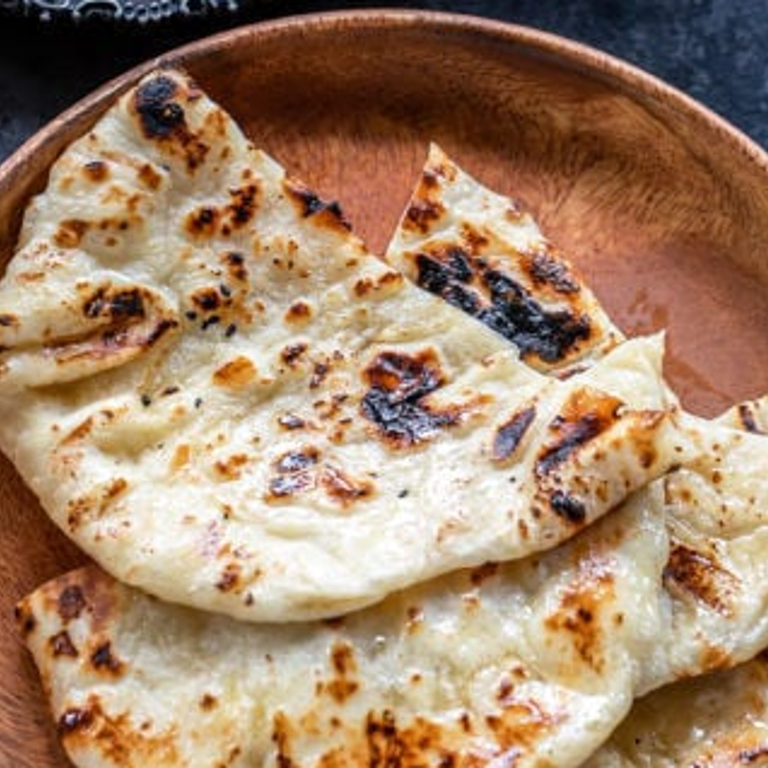 Savor our butter naan