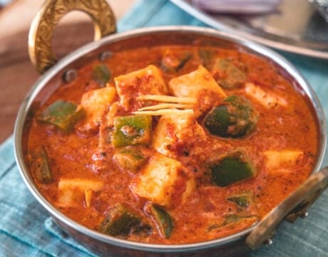 Kadhai Paneer.