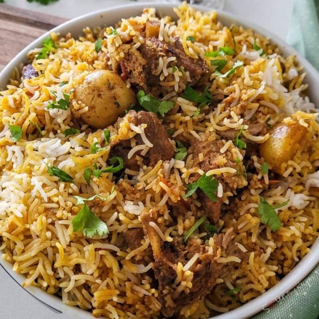 Lamb Dum Biryani.