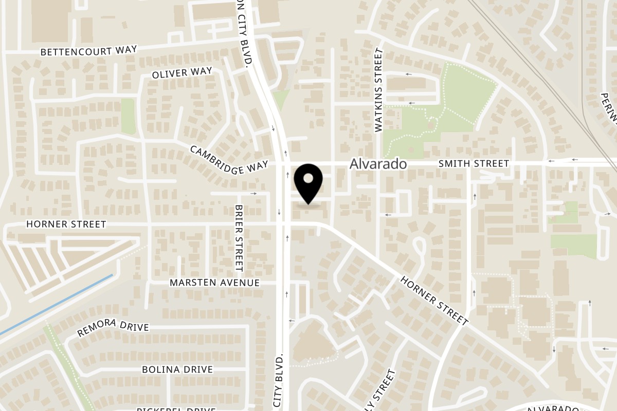Map showing the location of Virasat Indian Cuisine on 31080 Union City Blvd #101 in Union City